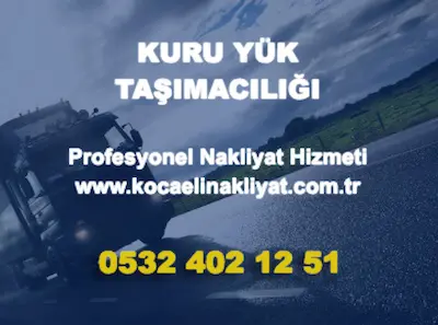 Kocaeli Nakliye Şirketleri - Profesyonel Taşıma